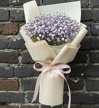 Букет цветов из:  Гипсофила в Рощино Новгородская область
