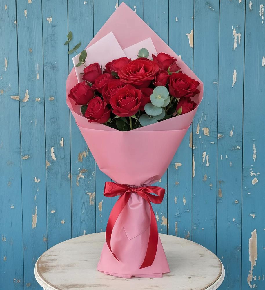 Букет цветов из: Розы в Рощино Новгородская область