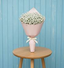 Букет цветов из:  Гипсофила в Рощино Новгородская область