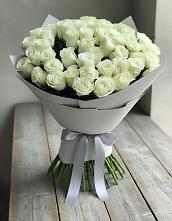 Букет 35 Белых роз #REPLACE_PRED# Рощино Новгородская область