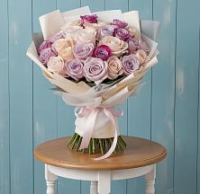 Букет цветов из:  Розы в Рощино Новгородская область