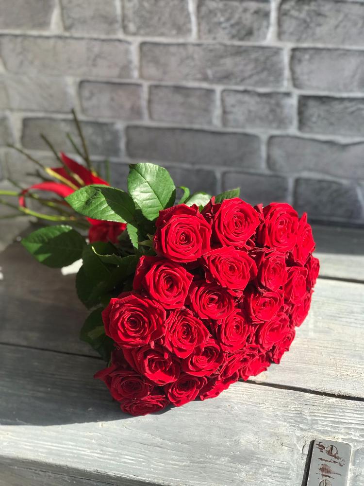 Букет Красные розы Фридом в Рощино Новгородская область