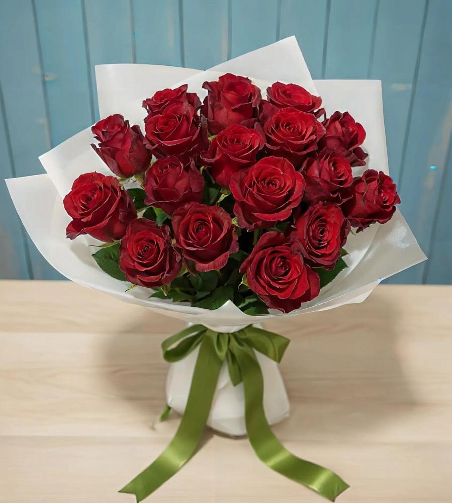 Букет Красные розы в Рощино Новгородская область