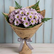 Букет цветов из:  Хризантемы в Рощино Новгородская область