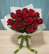 Букет Красные розы в Рощино Новгородская область