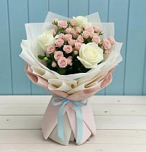 Букет цветов из:  Розы #REPLACE_PRED# Рощино Новгородская область