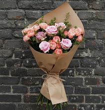 Букет цветов из:  Розы в Рощино Новгородская область