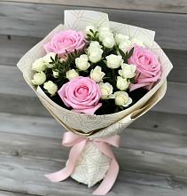 Букет цветов из:  Розы #REPLACE_PRED# Рощино Новгородская область