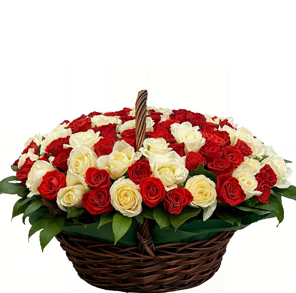 Премиум букет из: Розы в Рощино Новгородская область