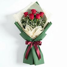 Букет цветов из:  Розы в Рощино Новгородская область