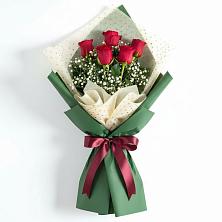 Букет цветов из:  Розы в Рощино Новгородская область