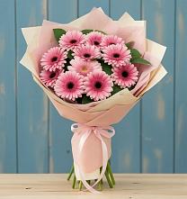 Букет цветов из:  Герберы #REPLACE_PRED# Рощино Новгородская область