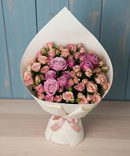 Букет цветов из:  Розы в Рощино Новгородская область